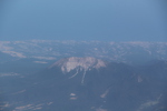 飛行機から見た大山