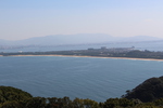 志賀島から見た「奈多の海岸線」