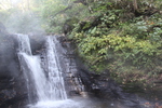 秋の鬼首温泉「湯の滝」