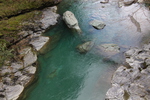 祖谷川「青緑色の渓流」