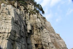 柱状節理の断崖