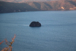 秋の摩周湖に浮かぶカムイシュ島