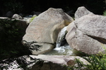 夏の昇仙峡「渓流の奇岩群」