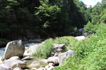 夏の昇仙峡「渓流と峡谷の森」
