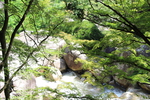 夏の昇仙峡「奇岩群による夢の松島」
