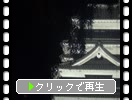 ライトアップされた夏の松本城「天守閣の近景」