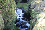 岩間の渓流と甌穴
