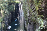 高千穂峡「真名井の滝」とボート