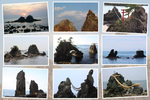 日本各地の海岸の「夫婦岩」