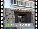冬の岡山城「不明門と本丸」