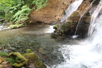夏の「名水の滝」の滝壺