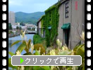 夏の小樽「ふれあい広場から見た小樽運河」