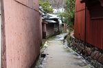 冬の熊川宿（旧鯖街道）「路地」