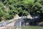 夏の「龍門（竜門）の滝」
