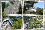 夏の郡上八幡城「石垣と隅櫓」