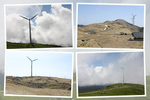 四国カルスト台地にある風力発電