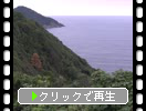 島根半島東端の美保関（地蔵崎）と日本海