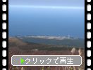 鳥海山中腹から見た「日本海と港」