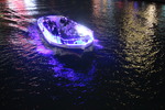 夜の博多「那珂川の遊覧船」