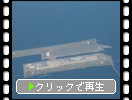 飛行機から見た「関西空港、神戸・大阪・大阪湾」