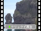 初秋の神威岬「断崖の海蝕」