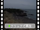 薩摩半島の長崎鼻「早朝の灯台と開聞岳」