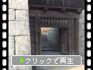 秋の愛媛・松山城「隠門と続櫓」