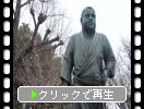 初冬の上野「公園「西郷隆盛像」