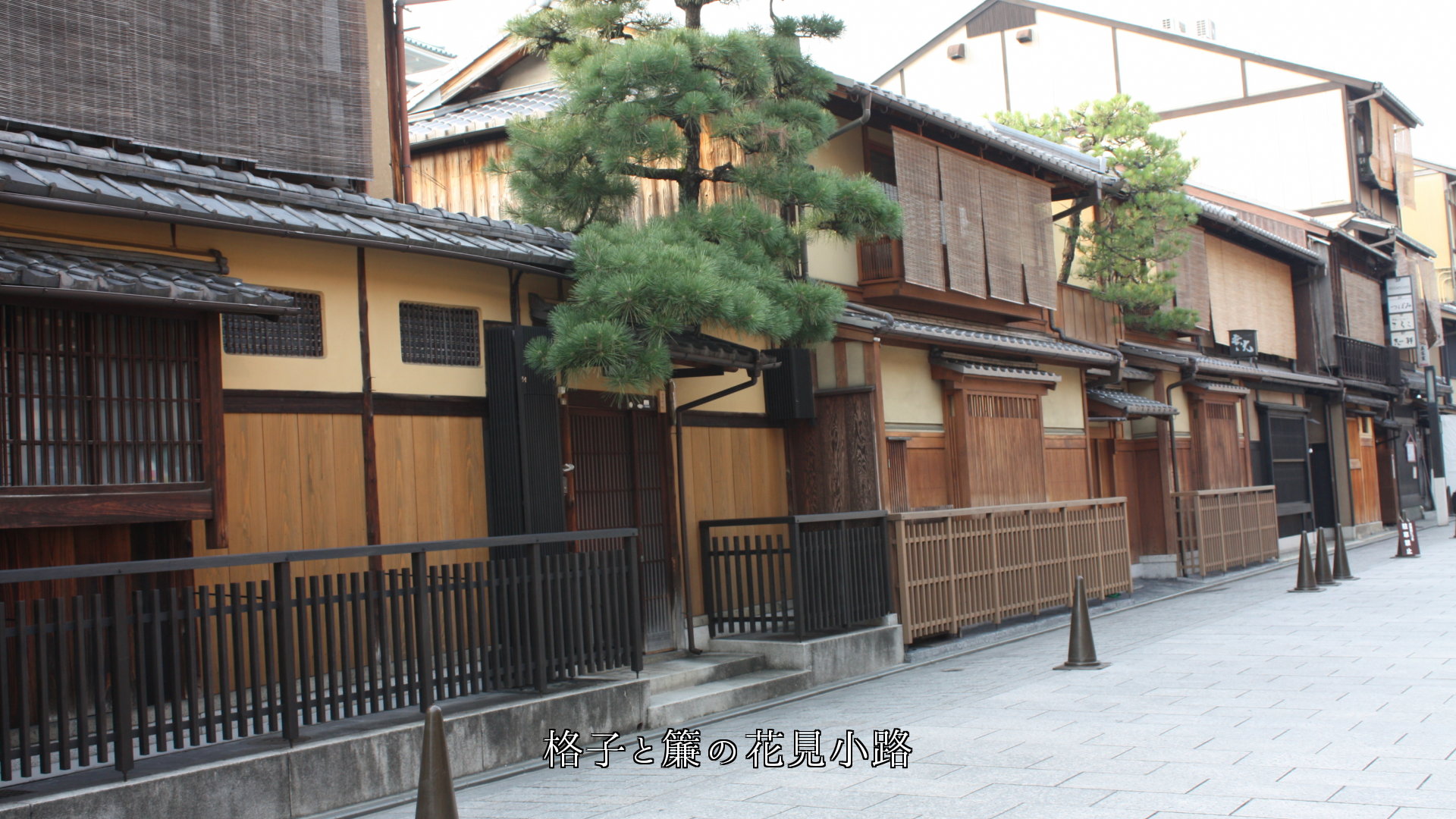 京都の風情に富み　名前がついた道　夏の朝にも情緒が行き交う