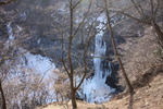日光「華厳の滝」の冬